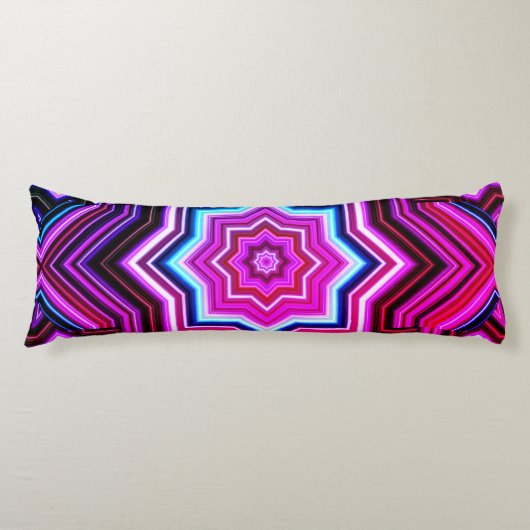 Coussins Longs Oreiller de corps Motif rose et bleu (Devant)