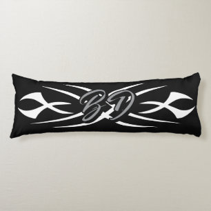 Coussins Longs Oreiller de corps personnalisé avec monogramme et