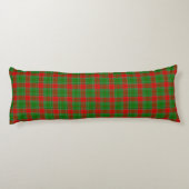 Coussins Longs Oreiller de corps rouge et vert de Noël (Dos)