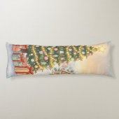Coussins Longs Oreiller de Noël Holiday Magic (Dos)