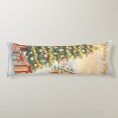 Coussins Longs Oreiller de Noël Holiday Magic (Devant)