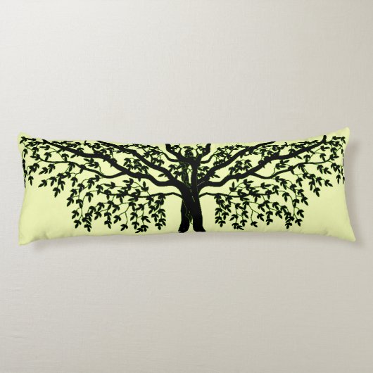 Coussins Longs Oreiller du corps - Branches feutrées (Dos)