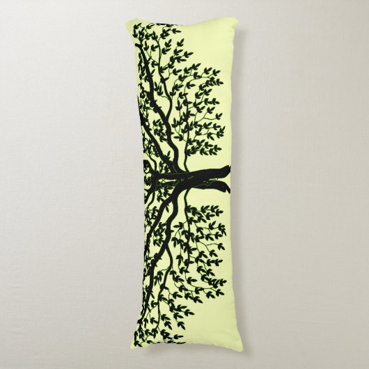 Coussins Longs Oreiller du corps - Branches feutrées (Devant (Vertical))