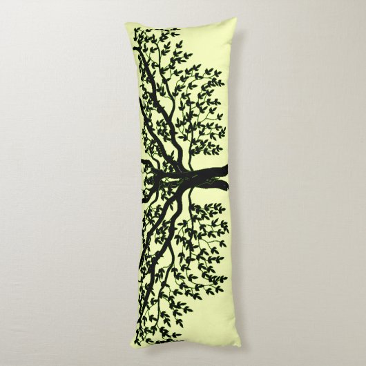 Coussins Longs Oreiller du corps - Branches feutrées (Dos (Vertical))