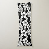 Coussins Longs Oreiller du corps de BIKINI ROSE (NOIR/BLANC) (Devant (Vertical))