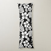 Coussins Longs Oreiller du corps de BIKINI ROSE (NOIR/BLANC) (Dos (Vertical))