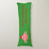Coussins Longs Oreiller du corps de crabe de Noël (Devant (Vertical))
