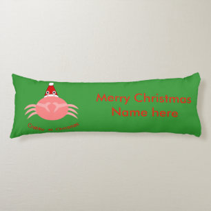 Coussins Longs Oreiller du corps de crabe de Noël