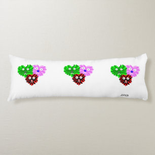 Coussins Longs Oreiller du corps des Fuzzies cardiaques