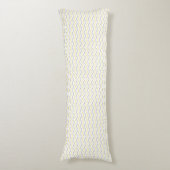 Coussins Longs Oreiller du corps jaune et gris Motif (Devant (Vertical))
