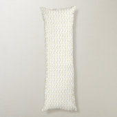 Coussins Longs Oreiller du corps jaune et gris Motif (Dos (Vertical))