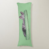 Coussins Longs Oreiller du corps - Kitten gris (Devant (Vertical))