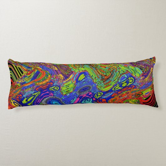 Coussins Longs Oreiller du corps psychédélique (Dos)