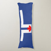 Coussins Longs Oreiller du drapeau de Toronto, Ontario (Devant (Vertical))