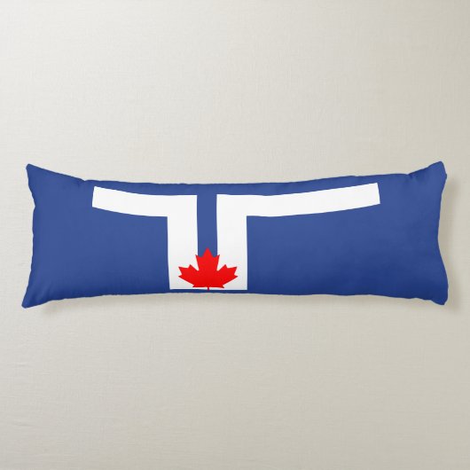 Coussins Longs Oreiller du drapeau de Toronto, Ontario (Devant)