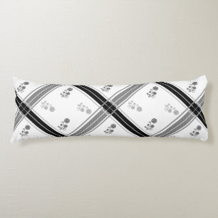 Coussins Longs Oreiller en coton Crosshatch "Lovely" ( 20 po x 54
