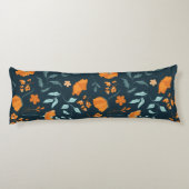 Coussins Longs Oreiller Floral Orange Bliss (Dos)