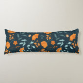 Coussins Longs Oreiller Floral Orange Bliss (Devant)