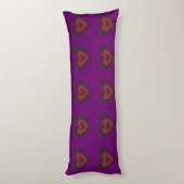 Coussins Longs Oreiller gothique coeur qui fond (Dos (Vertical))