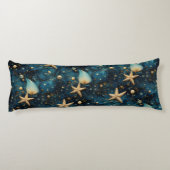 Coussins Longs Oreiller Motif de poisson étoile de mer (Dos)