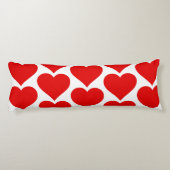 Coussins Longs Oreiller personnel de la mémoire Valentine (Dos)