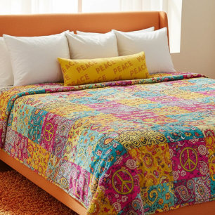 Coussins Longs Oreiller pour corps de paix rétro