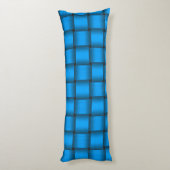 Coussins Longs Oreiller pour corps de ruban bleu Aqua (Dos (Vertical))