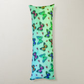 Coussins Longs Oreiller pour corps d'impression à papillon à tein (Dos (Vertical))