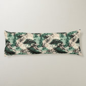 Coussins Longs Oreiller pour corps d'impression de palmes tropica (Dos)