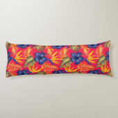 Coussins Longs Oreiller pour corps d'impression de palmes tropica (Dos)