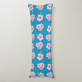 Coussins Longs Oreiller pour corps d'impression rose et bleu (Devant (Vertical))
