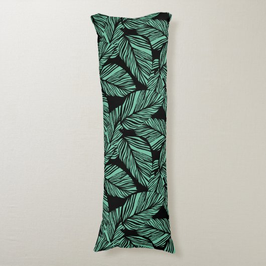 Coussins Longs Oreiller pour corps d'impression tropical (Devant (Vertical))