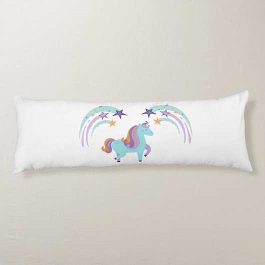 Coussins Longs Oreiller pour corps d'impression Unicorn Star magi (Dos)