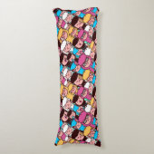 Coussins Longs Oreiller pour corps Motif Llama (Devant (Vertical))