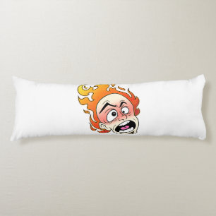 Coussins Longs Oreiller Scovillelicic tête de feu