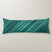 Coussins Longs Oreiller Turquoise à corps vert rayé Regal (Devant)