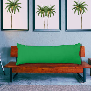 Coussins Longs Oreiller uni vert gazon