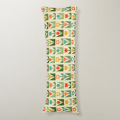 Coussins Longs Oreillers à lancer géométrique rétro (Devant (Vertical))