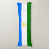 Coussins Longs Oreillers du Drapeau Patriotique Bachkortostan (Devant (Vertical))