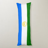 Coussins Longs Oreillers du Drapeau Patriotique Bachkortostan (Dos (Vertical))