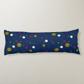 Coussins Longs Oreillers pour corps de Confetti chromatique (Dos)