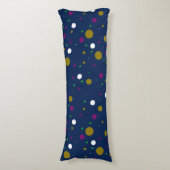 Coussins Longs Oreillers pour corps de Confetti chromatique (Devant (Vertical))