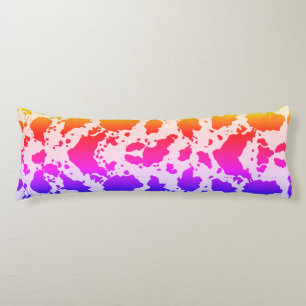 Coussins Longs Oreillers pour corps d'impression de vache exotiqu