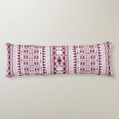 Coussins Longs Ornement de Bohême 30122020 Rouge foncé (Dos)