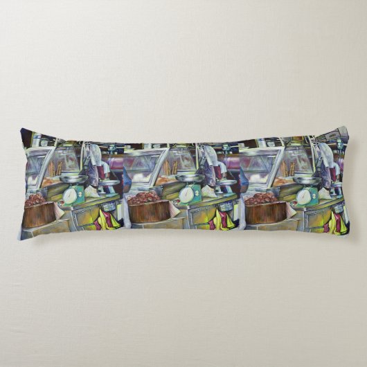 Coussins Longs Où est le Fish Head Curry ? Singapour (Devant)