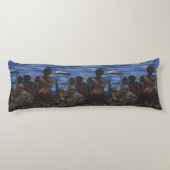 Coussins Longs Où est papa ? Harbour Island, Bahamas (Dos)