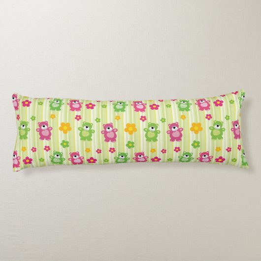 Coussins Longs Ours mignons (Dos)