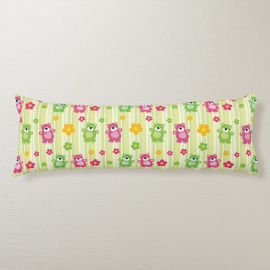 Coussins Longs Ours mignons (Devant)