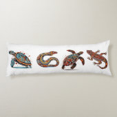 Coussins Longs Outback Earth Spirits, art autochtone (Dos)