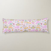 Coussins Longs Owl Pastel Pink (Dos)